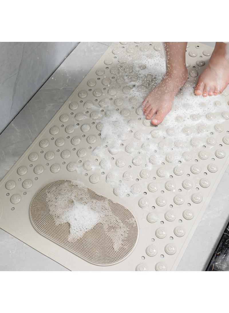 Bathroom anti slip massage mat, waterproof bathroom, hotel toilet floor mat, 38 * 69cm - Image 1