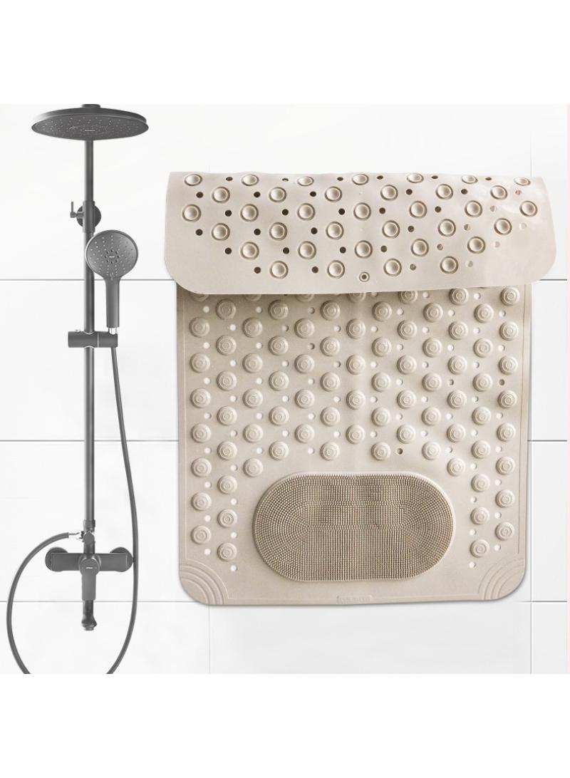 Bathroom anti slip massage mat, waterproof bathroom, hotel toilet floor mat, 38 * 69cm - Image 3