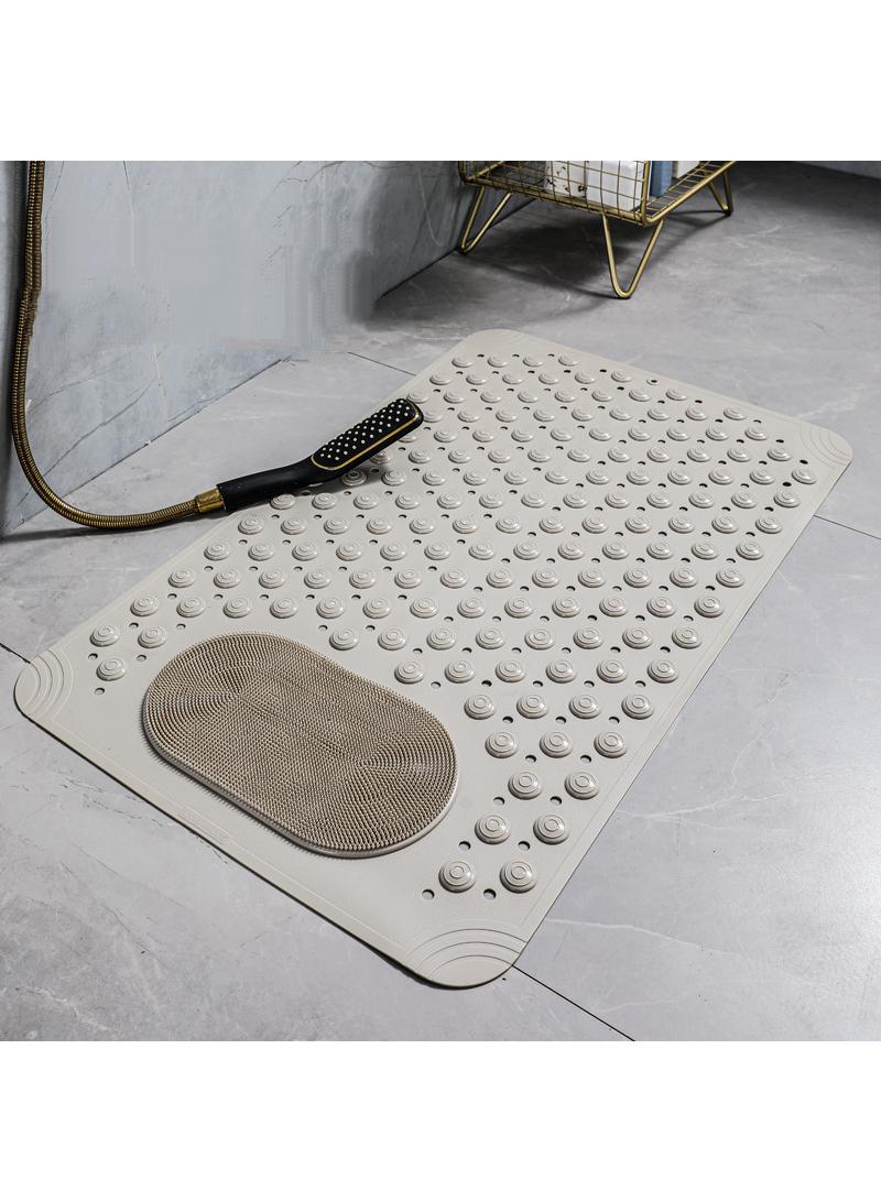 Bathroom anti slip massage mat, waterproof bathroom, hotel toilet floor mat, 38 * 69cm - Image 2