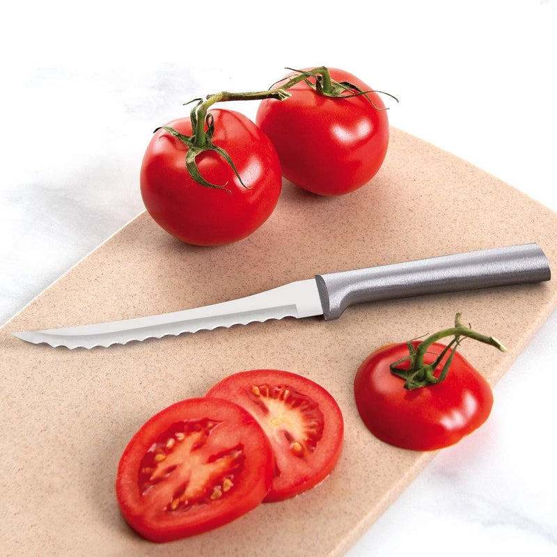 Rada Rada Cutlery 7-piece Starter Knife Gift Set with Quick Edge Sharpener, Silver Handles  - Image 4
