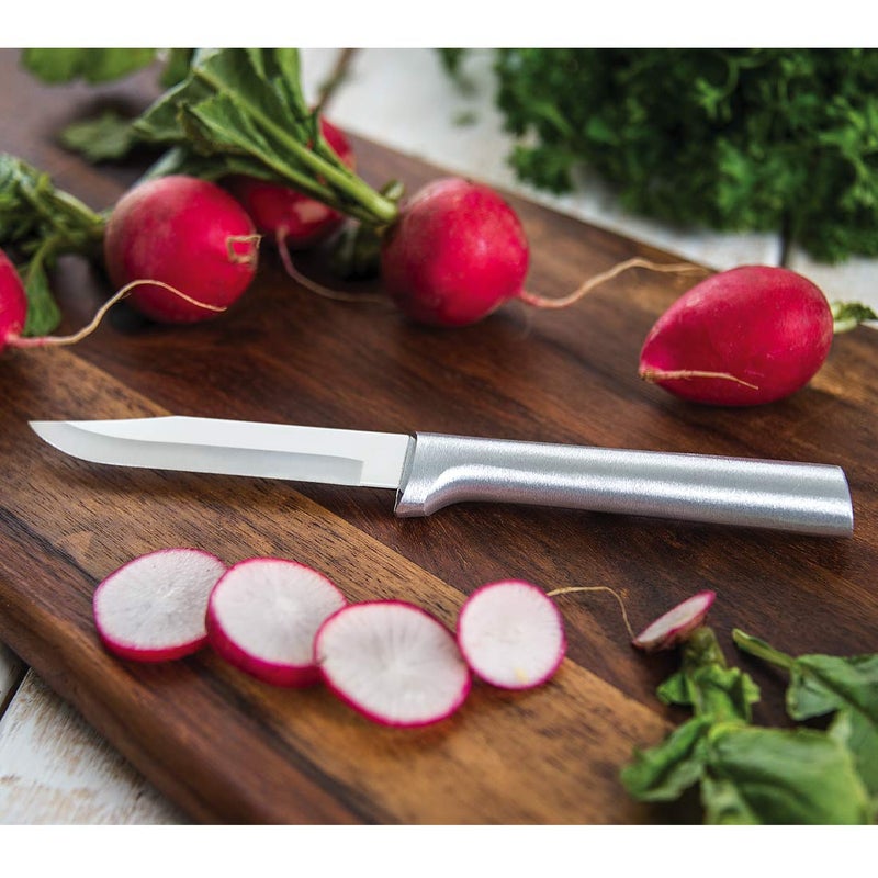 Rada Rada Cutlery 7-piece Starter Knife Gift Set with Quick Edge Sharpener, Silver Handles  - Image 3