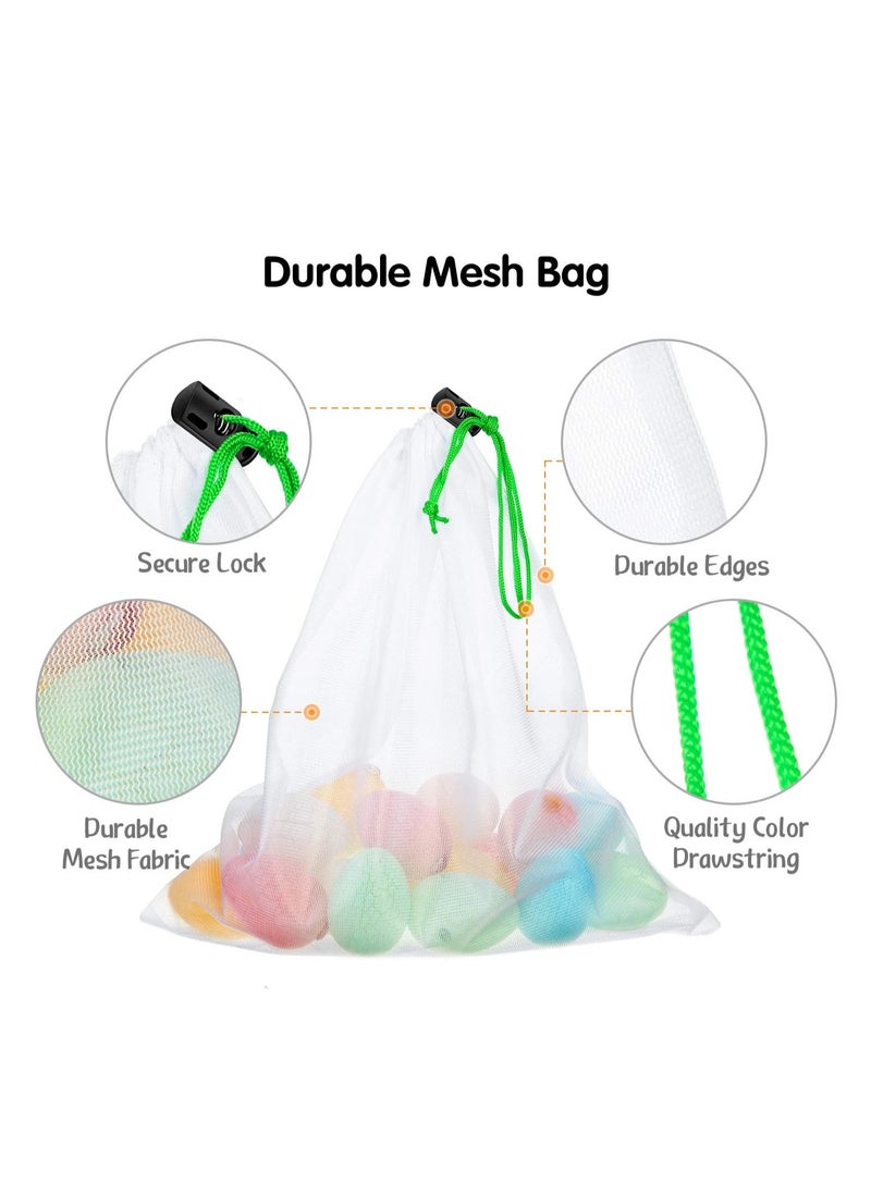 RATSAW - 20Pcs Reusable Mesh Pouch Toy Storage Bags Drawstring Washable Organization 5 Large 8 Medium 7 Small Puzzles Games Storage - Image 1