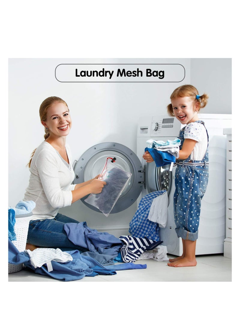 RATSAW - 20Pcs Reusable Mesh Pouch Toy Storage Bags Drawstring Washable Organization 5 Large 8 Medium 7 Small Puzzles Games Storage - Image 1