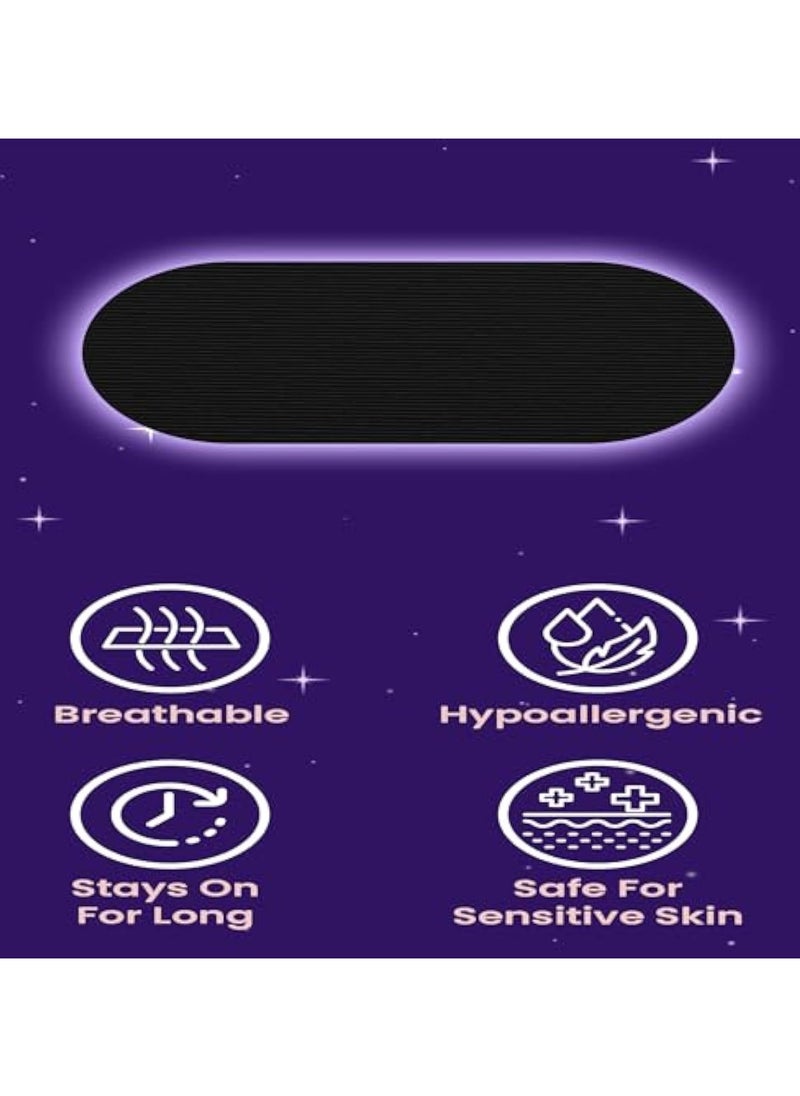 Arabest Black Oval Closed Mouth Strips, Stop Snoring Strips in a Box of 30, Sleeping Anti-Open Mouth Breathing, Stop Snoring Sleep Tape  - Image 4