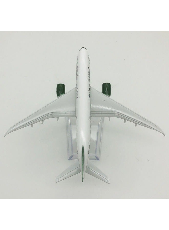 general 16cm alloy airplane display model 1:400 scale Saudi B787 airplane model ornaments - Image 4
