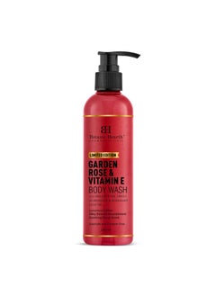 Botanic Hearth Botanic Hearth British Rose & Almond Body Wash with Shea Butter | Moisturizing Body Wash Shower Gel for Softer, Smoother Skin | Sulfate & Paraben Free | for Women & Men | 245ml  - Image 1