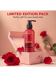 Botanic Hearth Botanic Hearth British Rose & Almond Body Wash with Shea Butter | Moisturizing Body Wash Shower Gel for Softer, Smoother Skin | Sulfate & Paraben Free | for Women & Men | 245ml  - Image 4
