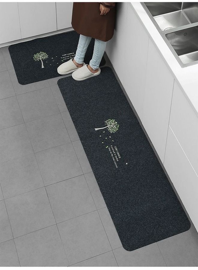 fashionhome 2 Pieces Modern Anti Slip Kitchen Floor Mats 120 x 40 and 60 x 40 cm - Image 2