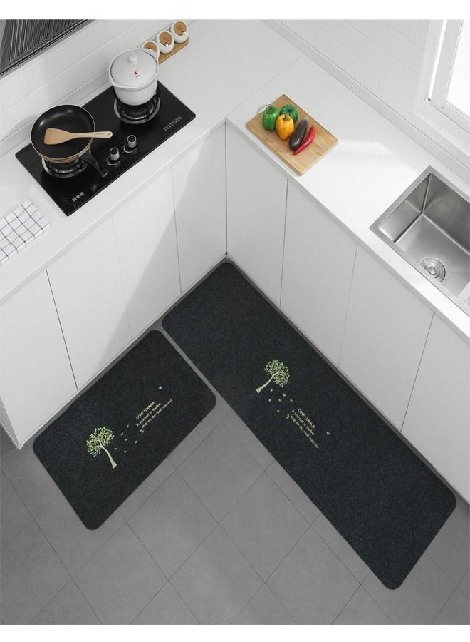 fashionhome 2 Pieces Modern Anti Slip Kitchen Floor Mats 120 x 40 and 60 x 40 cm - Image 3