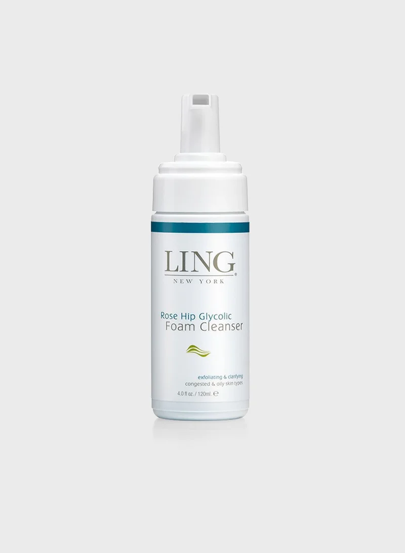 LING NEW YORK Rose Hip Glycolic Foam Cleanser