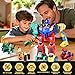 VEAIS Magnetic Transform Dinosaur Robot Toys6 in 1 Transforming Robots Toy for KidsEasy DIY Assembly FunctionToddler Robot Construction Vehicles SetEducational STEM Toys for 3 4 5 6 Year Old Boys - Image 4