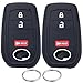 Lcyam 2PCS Silicone Rubber Key Fob Cover Suitable for Toyota 2025 2026 Tacoma Prius Corolla Cross 3 Button Smart Key Protector - Image 2