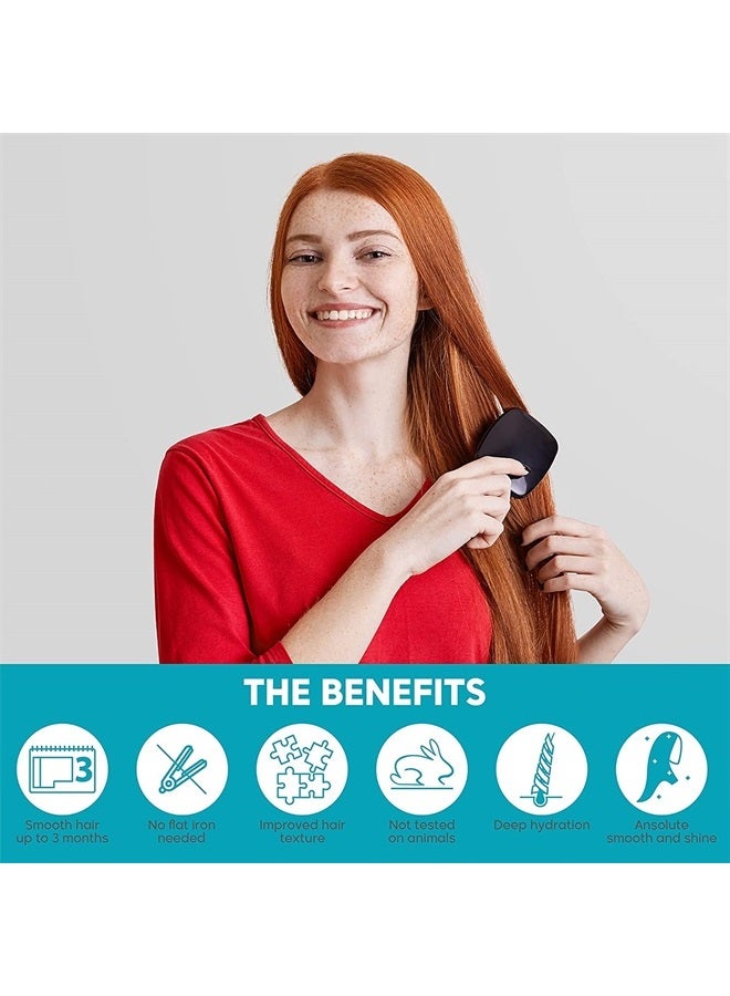 Amazonliss Hair Straightening Brazilian Treatment Tanino - Taninoplastia Hair Treatment - Smoothing, Hydrating, Repairing, Extreme Shine Effect - Formaldehyde Free - 2.03 Fl.oz (Tanino) - Image 3