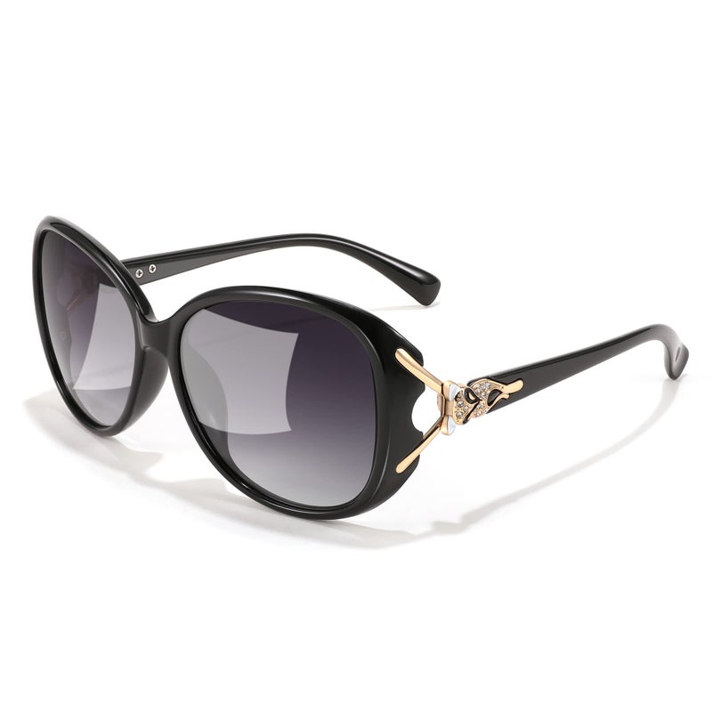 FEISEDY Women Oversized Polarized Sunglasses Ladies Large Shades Classic Fox Sunglasses B2730 - Image 2