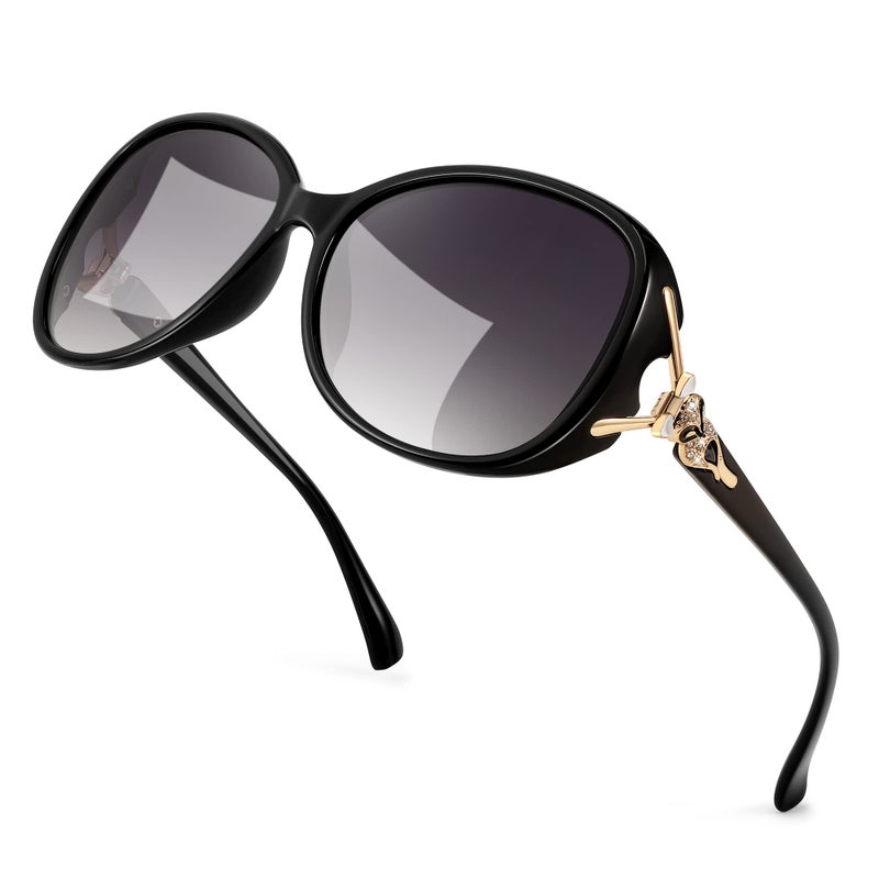 FEISEDY Women Oversized Polarized Sunglasses Ladies Large Shades Classic Fox Sunglasses B2730 - Image 1