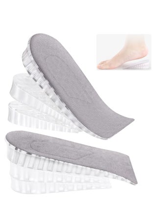 2 Pairs Heel Lift Inserts Height Increase Insole Invisible Heightening Sillicone 3-Layer Support Insoles Height-Adjustable Shoe Pads Foot Cushion for Shoes - pzsku/Z76E8B913618E04A40F46Z/45/_/1696625617/fb904b9d-7bcc-40fa-bbb7-5a57cf5bd4d0