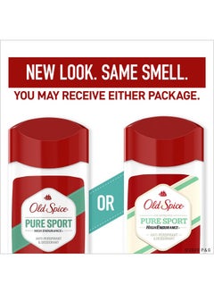Old Spice Old Spice High Endurance Anti-Perspirant Deodorant for Men, Pure Sport Scent, 3.0 oz Twin Pack  - Image 3