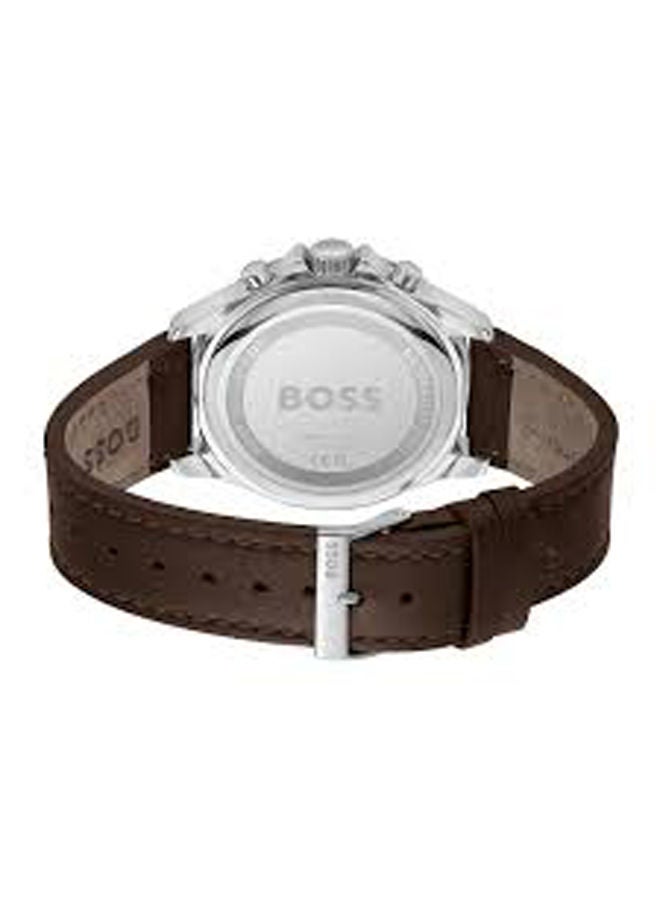 BOSS Leather Chronograph Watch HB151.4098 - Image 2