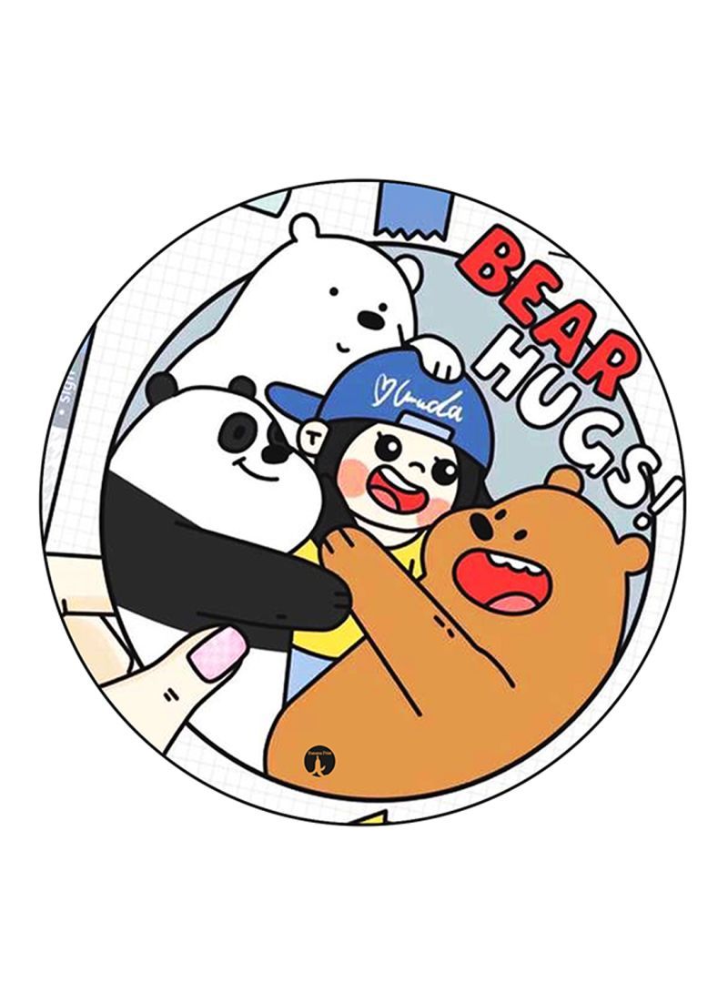 We Bare Bears Printed Mouse Pad Multicolour