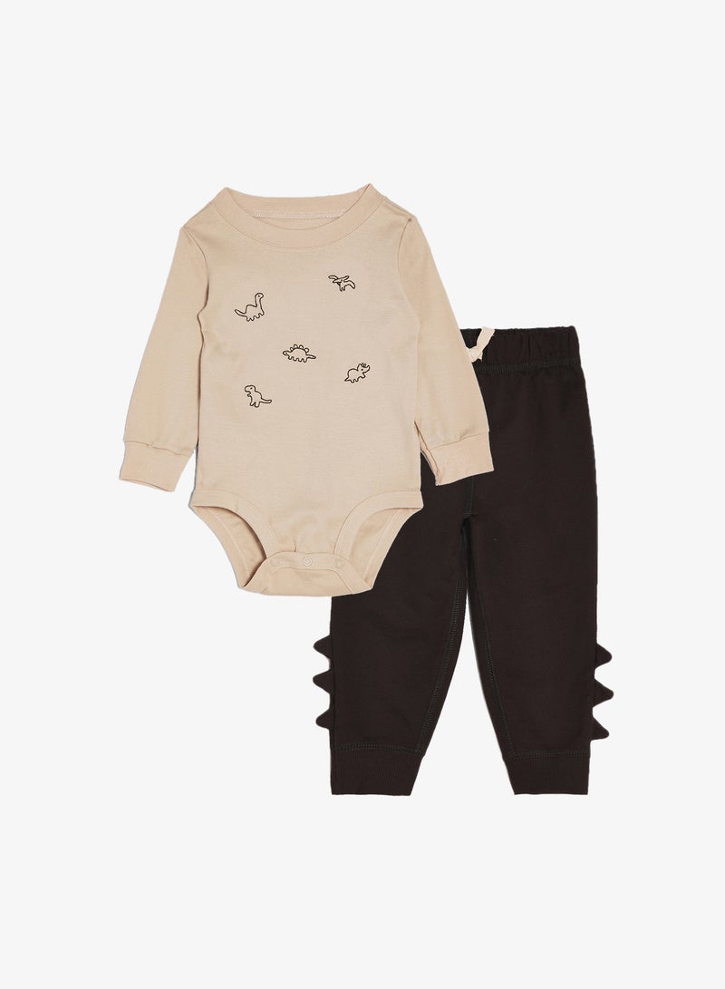 كارترز طقم رضّع من بادي وبنطال - Image 1