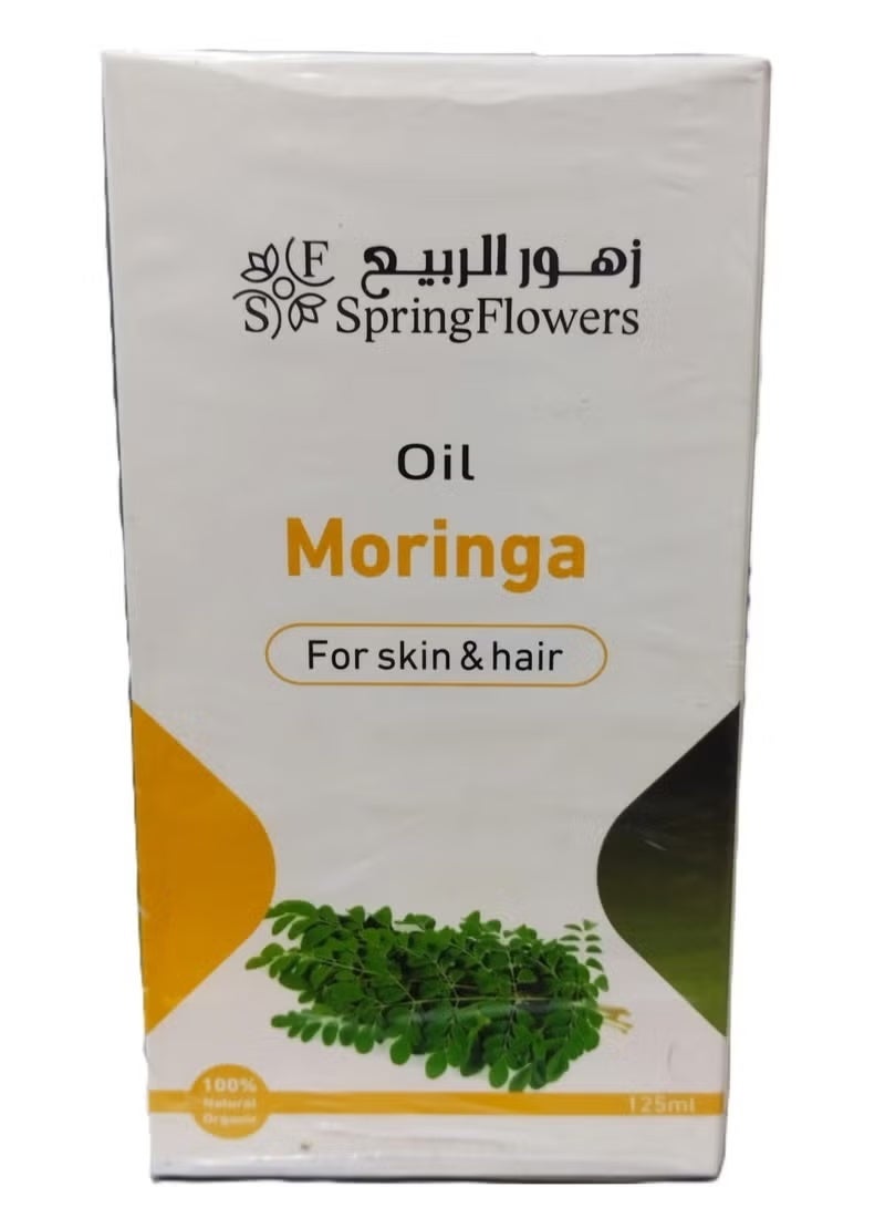 Spring Flowers Moringa Oil for Skin and Hair 125ml - Image 1