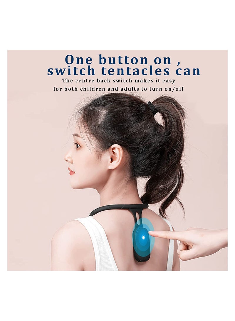 Smart Posture Corrector with Motion Sensors, Adjustable Upper Back Support Brace for Clavicle and Shoulder, Vibration Reminder, Unisex Design for Effective Posture Improvement - Image 3