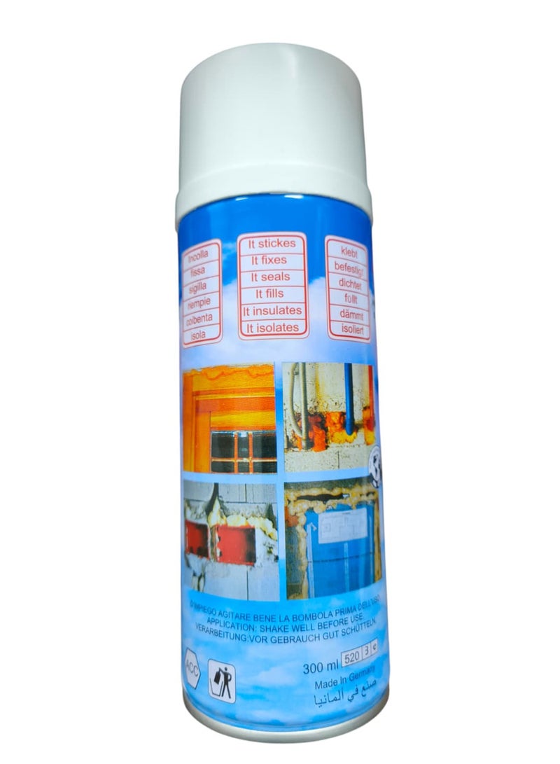German Foam Spray – High-Quality Insulating & Cleaning PU Foam – Multi-Purpose Expanding Foam Spray for Sealing, Filling, and Waterproofing Applications – Made in Germany  - Image 2