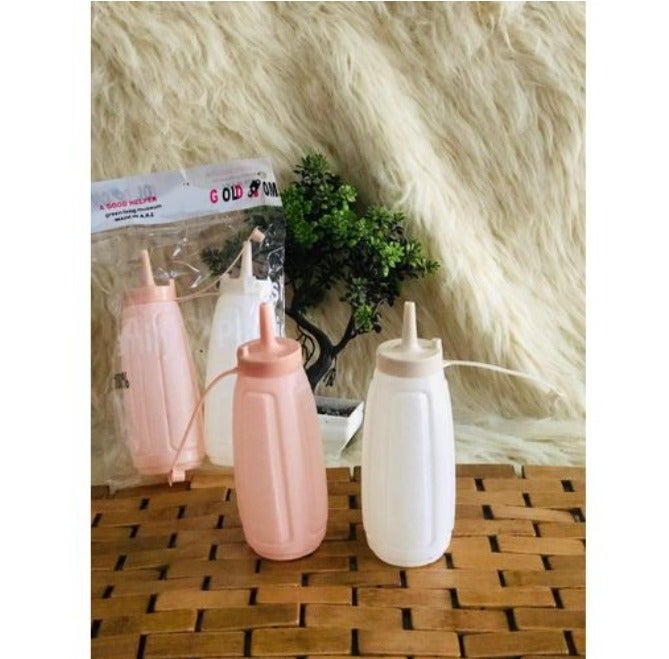 Premium 2-Piece Refillable Sauce Squeeze Bottle Set – Leak-Proof Condiment Dispensers for Ketchup, Mayonnaise, Honey & Sauces | BPA-Free Food-Grade Plastic - Image 1