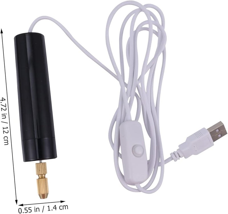 USB قابلة لإعادة الشحن مثقاب كهربائي صغير أداة دوارة 15 قطعة مجموعة ملحقات - Image 3