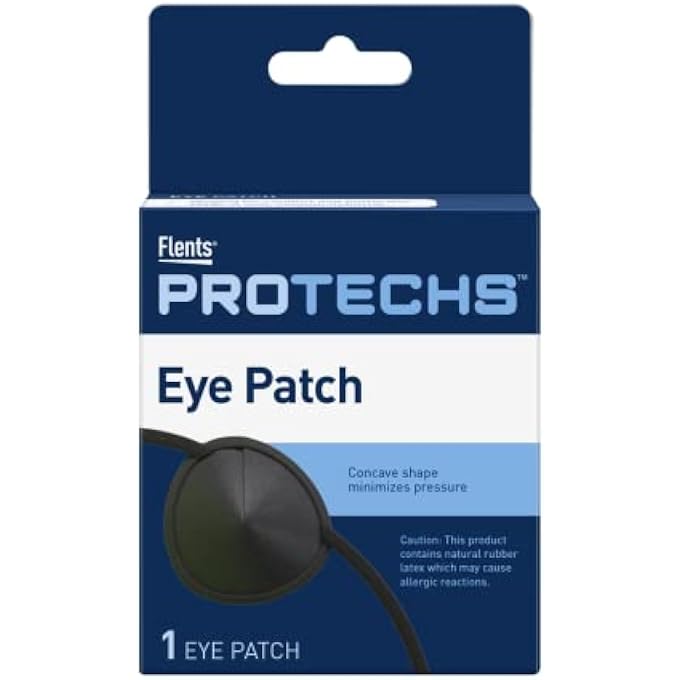 Flents Eye Patch, Concave Shape Minimizes Pressure,Black,One Size (Pack of 1) - Image 3