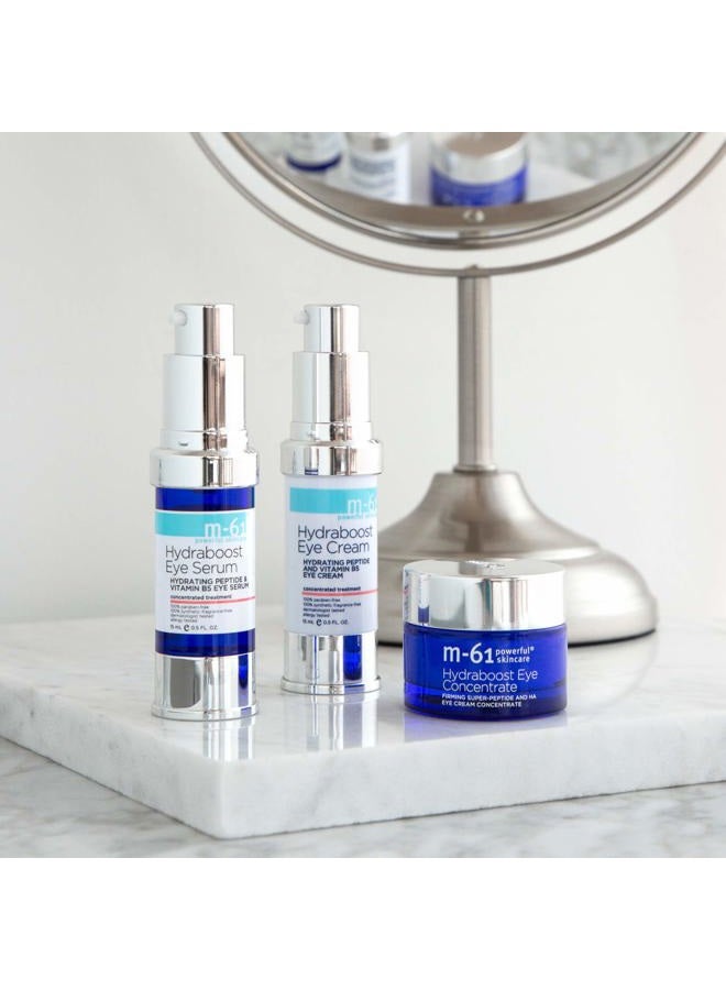 M-61 Hydraboost Eye Serum | Hydrating, Firming Eye Serum With Peptides, Vitamin B5. Lightweight. Dermatologist Tested For All Skin Types - 0.5 Fl Oz - Image 5