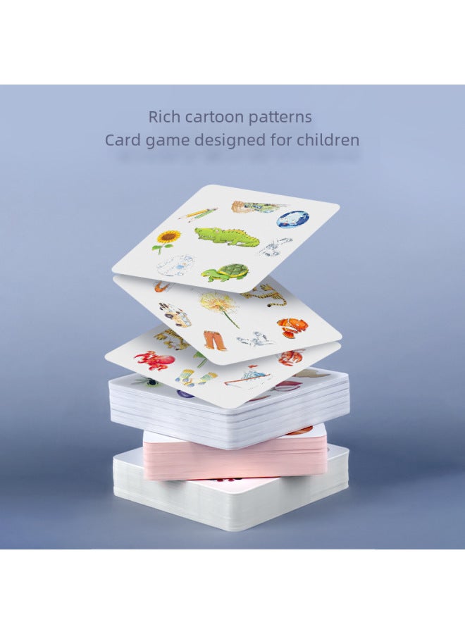 Crazy Animals Touch Cards Children's Concentration Training Toys Children's Educational Board Games Parent-child Games Cards-Color:Pair Touch  Figure 2  - Image 3