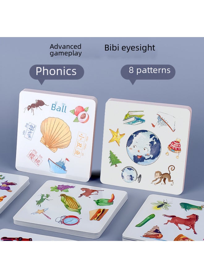 Crazy Animals Touch Cards Children's Concentration Training Toys Children's Educational Board Games Parent-child Games Cards-Color:Pair Touch  Figure 2  - Image 4