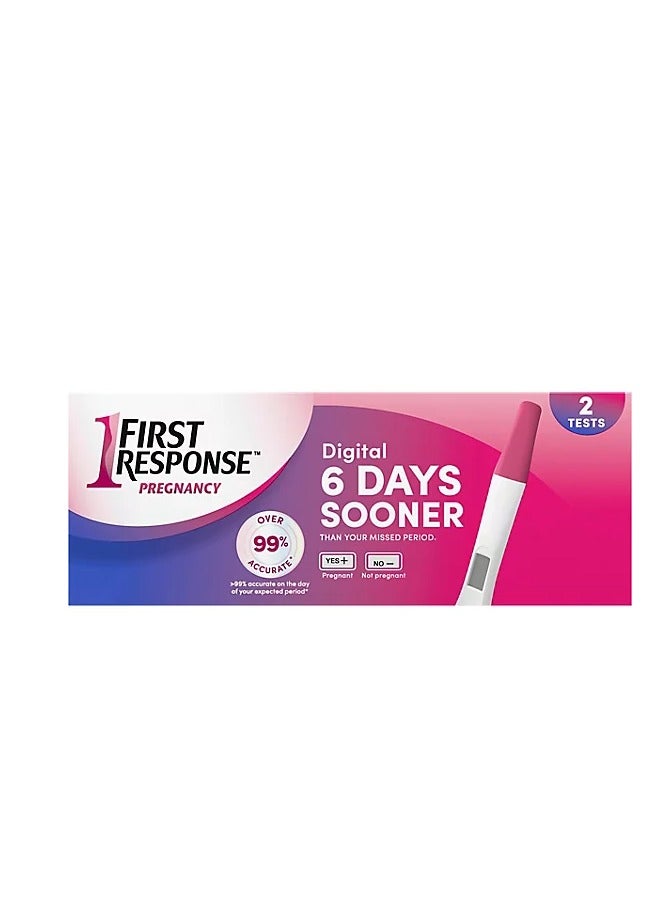 FIRST RESPONSE First Response, Digital Pregnancy Test, 2 Tests  - Image 1