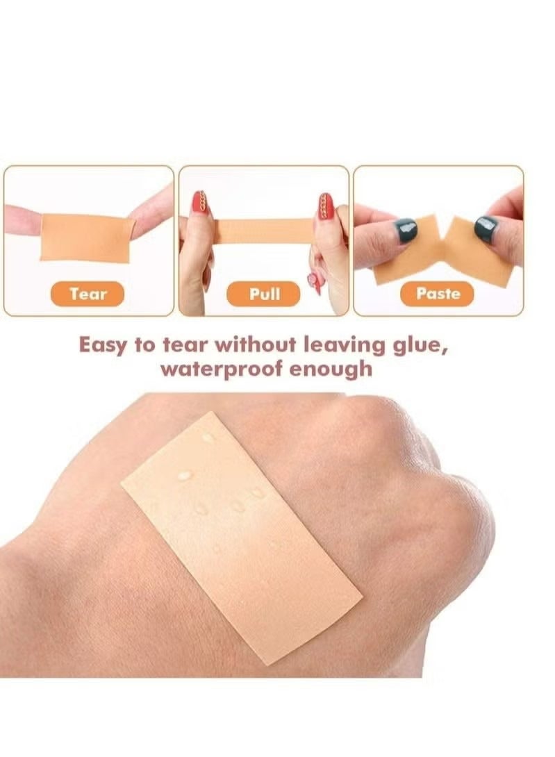 SYOSI 4 Rolls Foot Hand Care Protector Sticker, Heel for Men and Women Heel Sticker Silicone Gel Protector, Waterproof Foam Heel Sticker Tape for Feet Toe Finger to Prevention Blister, Chafing, Friction - Image 3