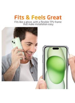 Gear4 Premium Protection Series Crystal Palace D3O Crystalex Drop Protection Transparent Case Cover For Apple iPhone 15 2023 Clear  - Image 4