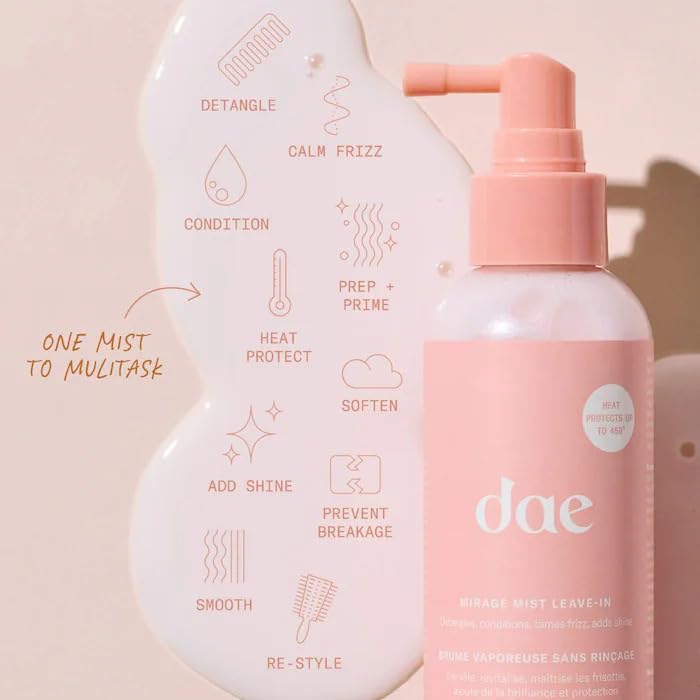 DAE Mirage Mist Leave-In Conditioner - Detangles, Conditions & Heat Protection (5 Oz.) - Image 5