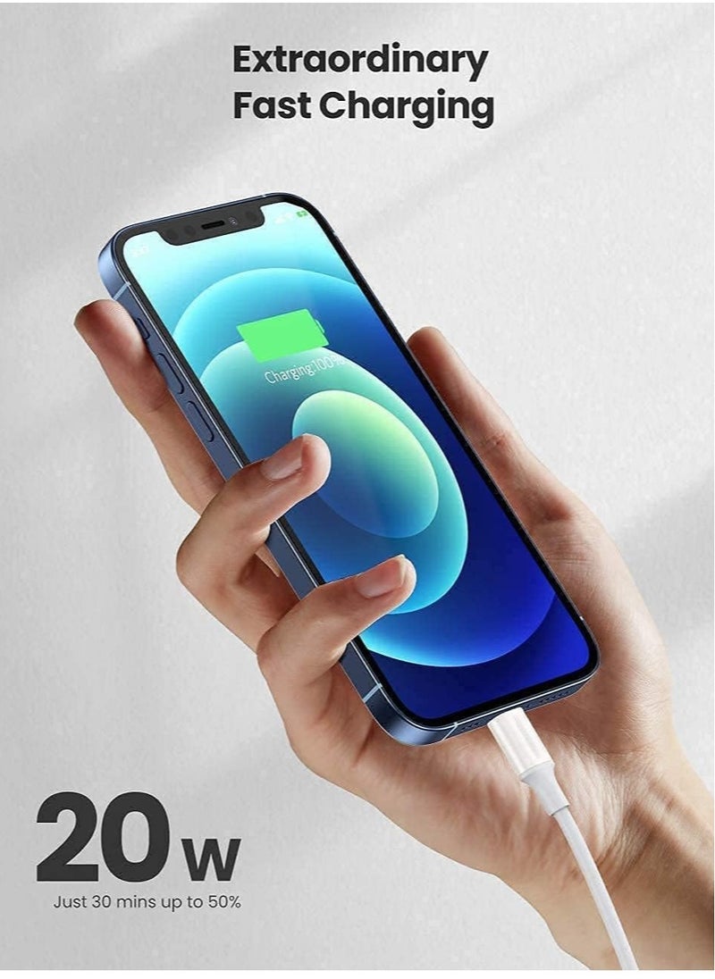 ELTRAZONE 20W Fast Charging Compaible For iphone 12 mini/12/12 Pro/13/13 pro/13 promax/13mini,Type C to Lightning Cable[MFi Certified] USB C to Apple PD Cable Fast Charger, iPad, Macbook  - Image 2