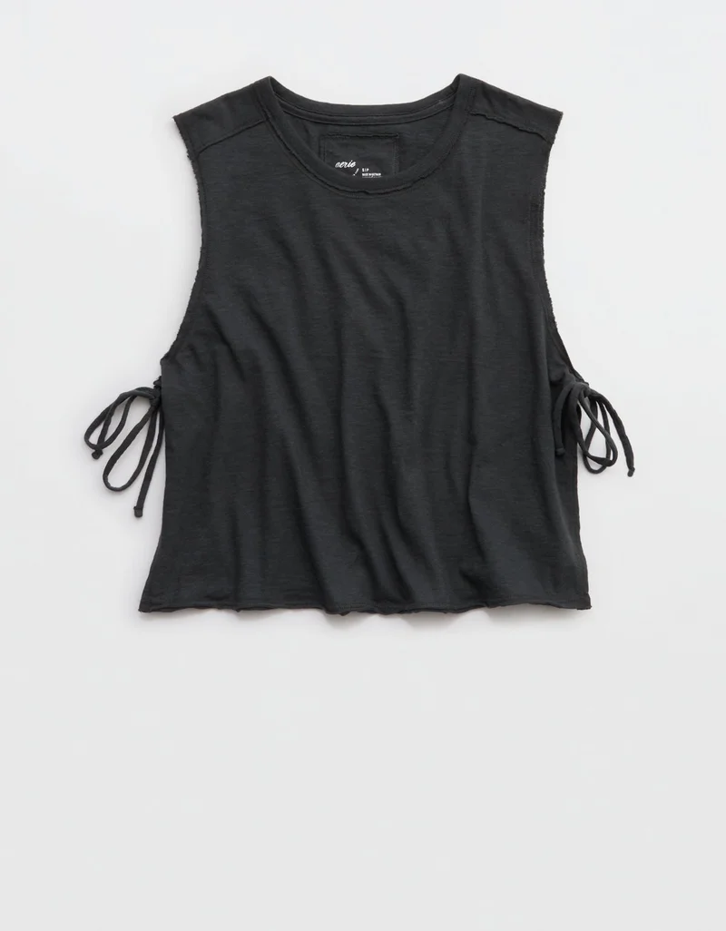 Aerie  Aerie Happiest Side Tie Tank for Women | Best Price UAE