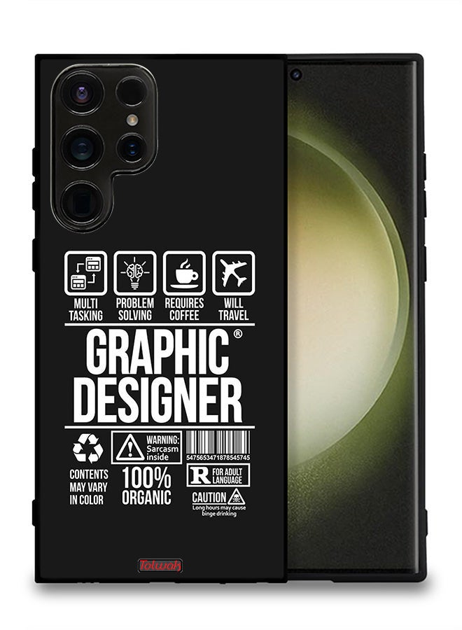 Tolwak Samsung Galaxy S23 Ultra 5G Protective Case Cover Graphic Designer Sticker - Image 2