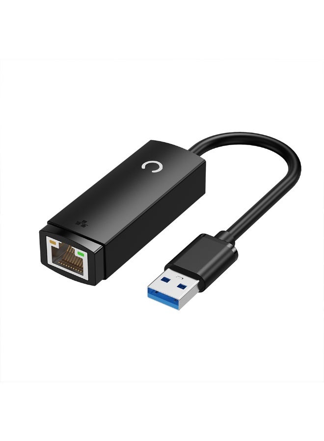 FDTY USB 3.0 to RJ45 Gigabit Ethernet Adapter with Signal Filter, High-Speed 1000Mbps Wired Network Converter, Plug and Play, Wide Compatibility for Laptops, PCs, Gaming Consoles & More. - Image 1