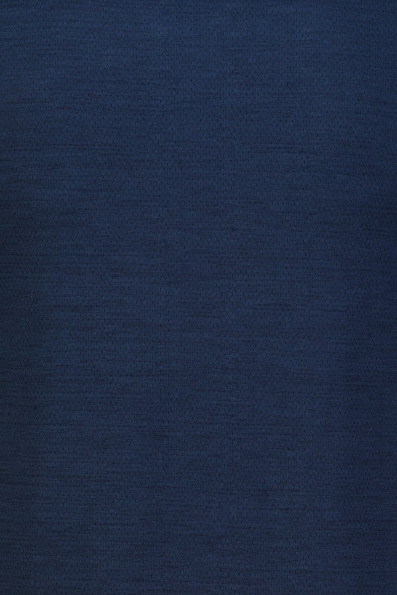MOTION Men Sportswear Fit Short Sleeve Training T-Shirt, Navy - Image 4
