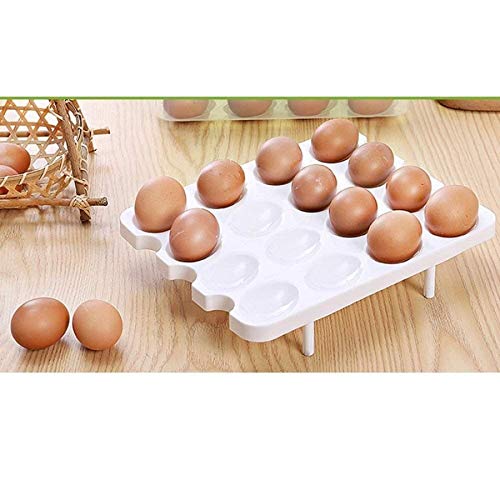 MD webline Double Layer Egg Box 24 Grids Plastic Egg Box - Image 5