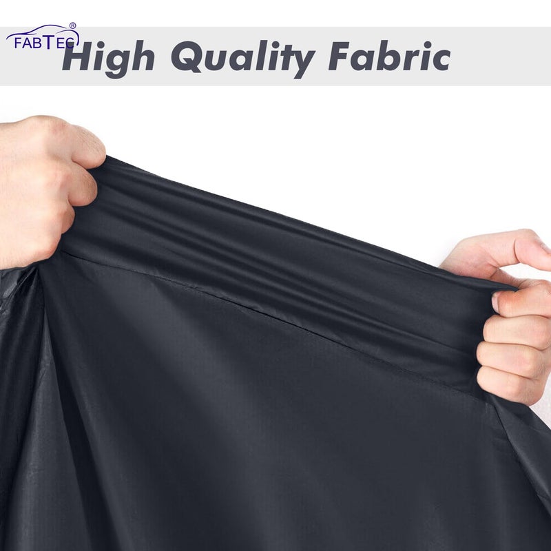 FABTEC Waterproof Scooty Body Cover Compatible for Honda Activa 4g, A1 (Black) - Image 5