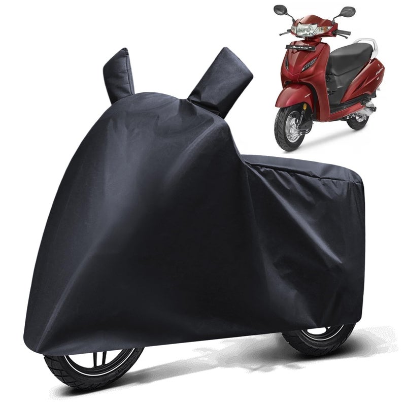 FABTEC Waterproof Scooty Body Cover Compatible for Honda Activa 4g, A1 (Black) - Image 1
