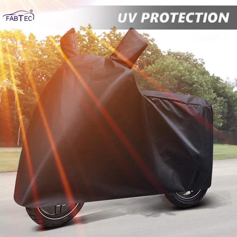 FABTEC Waterproof Scooty Body Cover Compatible for Honda Activa 4g, A1 (Black) - Image 3