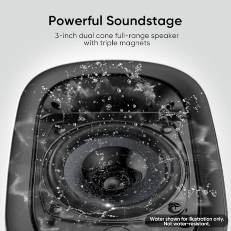 Powered Bluetooth Bookshelf Speakers for Record Player, 40W Stereo Sound Speakers with 3-Inch Woofer, Dual-Curved Horn Bass Reflex Port and Optical/AUX/TV-ARC for Turntable/PC/TV, Pair - Image 2