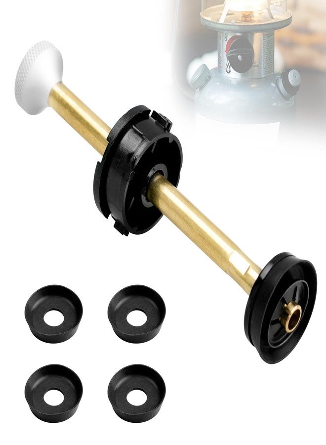 LVACODV Camping Lantern & Stoves Replacement Parts - Universal Plunger Metal Part, Plunger Pump Repair Kit 242J5201 - Compatible with Coleman Dual Fuel Lantern & Camping Stoves - Image 1