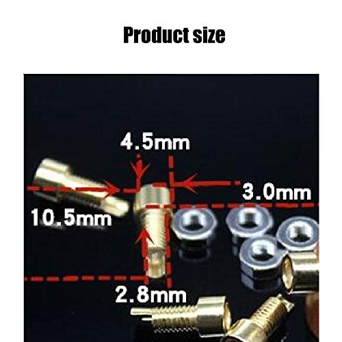 KOOBOOK 2Pcs Copper Headset Earphone Connector MMCX Screws Nut for Earphone - Image 2