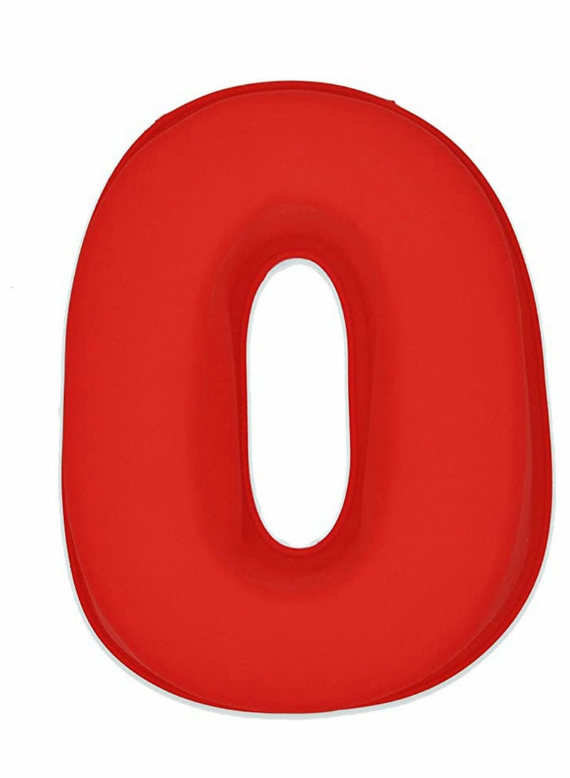 Y&D Number 0 Cake Tin 10" Large Silicone Baking Moulds Premium Non-Stick Mould - BPA Free  - Image 1